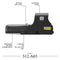EOTECH 512 HOLOGRAPHIC WEAPON SIGHT RED RETICLE 512.A65 - BLACK - Like New