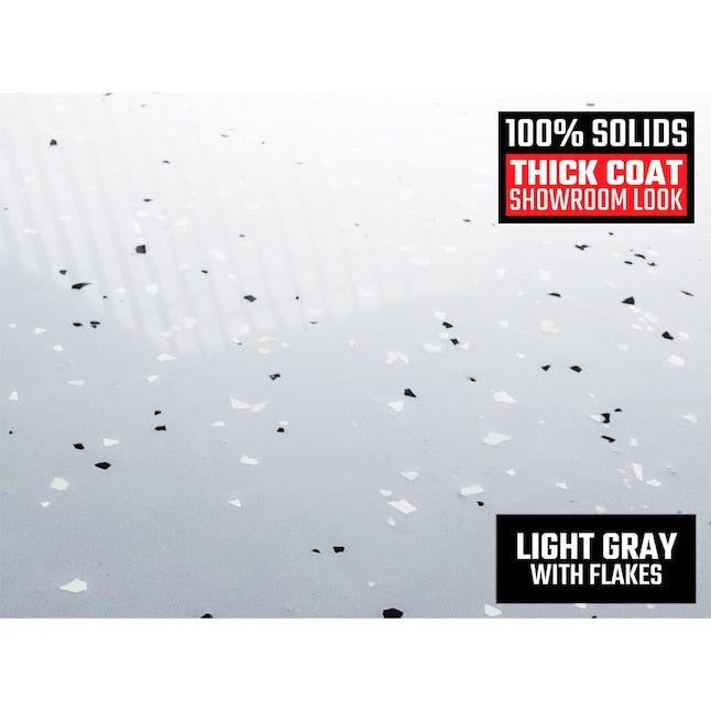 CRAFTSMAN EPOXY 2-PART LIGHT GRAY HIGH-GLOSS CONCRETE, 2x 1-GALLON BUCKETS - Brand New