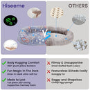 Hiseeme Human Dog Bed, 57"x37.4"x12.5" Glow in The Dark - Blue - Brand New