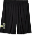 UNDER ARMOUR MEN'S UA TECH™ GRAPHIC SHORTS - SIZE: MEN L - BLACK/GRAPHITE - Brand New