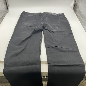 7GROOVE MEN'S JEANS STRAIGHT DENIM - SIZE: MEN 38/32 - BLACK WASHED - Brand New