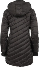 SPYDER GIRLS' BOUNDLESS LONG PUFFER COAT, BLACK, MEDIUM - Like New