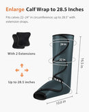 CINCOM Leg Massager, Heat and Compression Legs Massage for Circulation - Gray - Like New