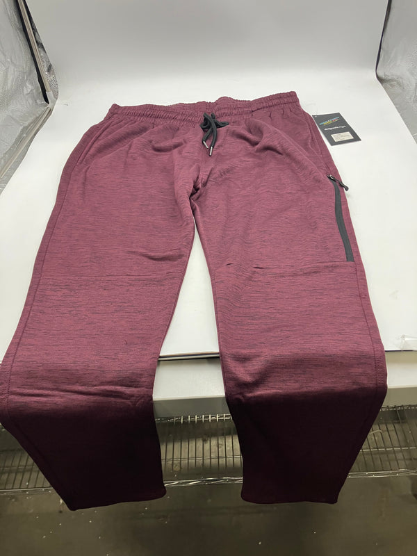LOGAN AND MARTIN SWEATPANTS, 3 POCKETS - SIZE: MEN XL - WINE HEATHER - 211363 - Brand New