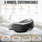 BOKOR EYE MASSAGER HEAT EYE MASSAGER ACCUPRESSURE VIBRATION- BLACK/SILVER - Like New