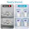 VTOPMART BREASTMILK STORAGE CONTAINER 4PCS SET USVM05003 - CLEAR - Like New