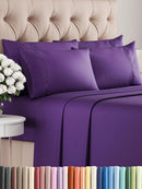 CGK UNLIMITED KING 6 PIECE SHEET SET - Comfy Cooling - SYNCHKG109892 - Purple - Like New