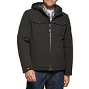 LEVI'S MEN'S SOFT SHELL HOODED STORM COAT SIZE: MEN 2XL BLACK - Brand New