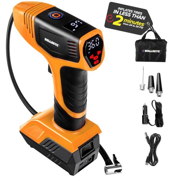 EMSON Bullseye Pro ASON TV Digital Tire Inflator 150 PSI with - Scratch & Dent