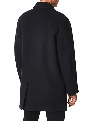 COLE HAAN MEN'S CASHMERE BLEND CLASSIC COAT SHIRT COLLAR SIZE:MEN L DARK NAVY - Brand New