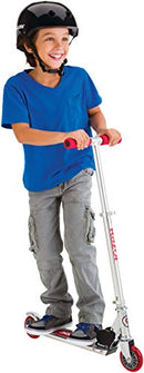 RAZOR A KICK SCOOTER FOR KIDS - LIGHTWEIGHT, FOLDABLE, ALUMINUM FRAME - RED - Like New