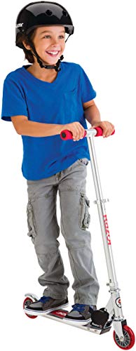 RAZOR A KICK SCOOTER FOR KIDS - LIGHTWEIGHT, FOLDABLE, ALUMINUM FRAME - RED - Like New