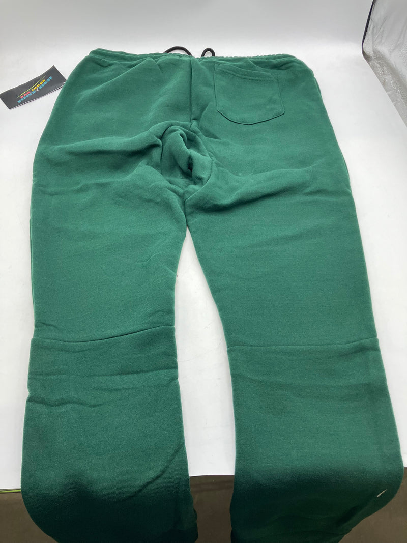 LOGAN AND MARTIN SPORT NYC JOGGER SWEATPANTS - LARGE - GREEN HEATHER - 211311 - Brand New