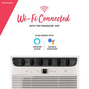 FRIGIDAIRE 6,100 BTU 115V WINDOW AIR CONDITIONER COOLS 250 SQ. FT. WI-FI WHITE Like New