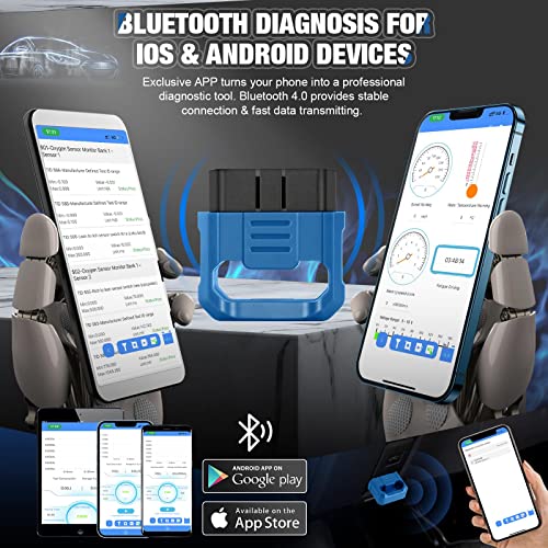 OBD2 SCANNER BLUETOOTH EXCLUSIVE APP GENERATES PROFESSIONAL DIAGNOSIS REPORT - Like New