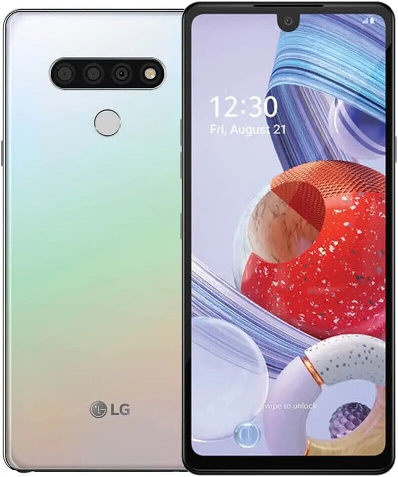 LG STYLO 6 64GB METRO PCS LM-Q730 - HOLOGRAPHIC WHITE - Like New