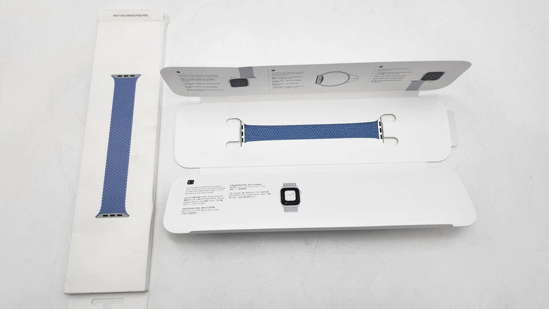 APPLE WATCH BRAIDED SOLO LOOP 41MM - SIZE 7 - SLATE BLUE - Brand New