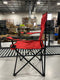 TREK OUTDOOR LIVING SOLUTIONS HEAVY DUTY FOLDABLE CAMPING CHAIR - RED - Brand New