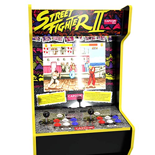 ARCADE1UP CAPCOM LEGACY STREET FIGHTER II WITH RISER STF-A-01062 - BLACK Like New