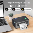 POLONO PL60 150mm/s 4x6 Thermal Shipping Label Printer - Gray - Like New