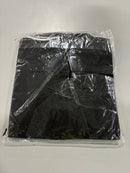 TIGER WOLF 3 BUTTON POLO SHIRT - SIZE: MEN L - BLACK/WHITE - Brand New