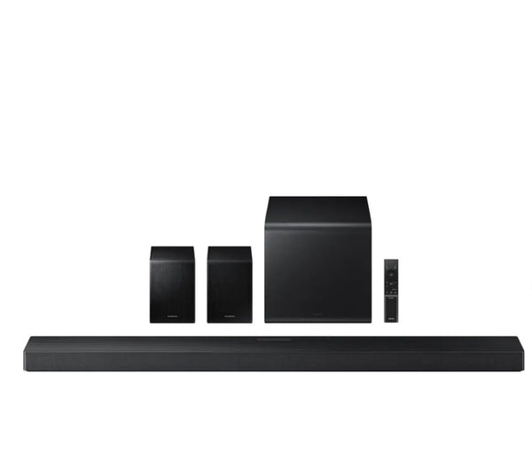 SAMSUNG Q-SERIES 5.1.2 CH SOUNDBAR WITH SUBWOOFER REAR SPEAKERS - TITAN BLACK - Like New