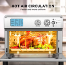 CalmDo AF25L Toaster Oven CalmDo 26.3QT Large Fry Oil-Free 21 - Stainless Steel - Like New