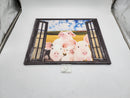 Rustic Pig Wall Art Cute Peach Pigs Window Pictures Wall Decor Funny Pigs Canvas - Brand New