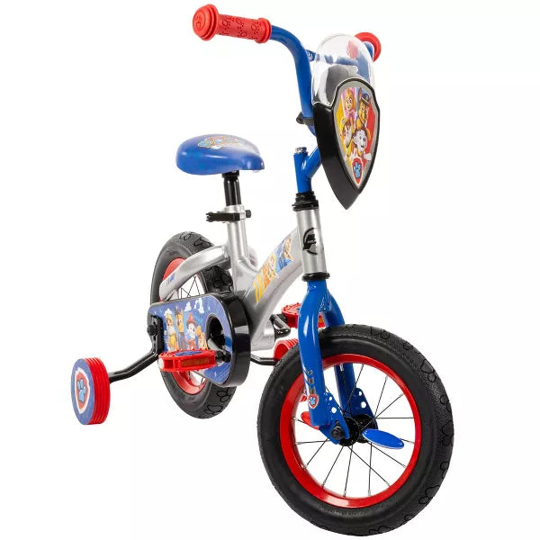 HUFFY PAW PATROL KIDS' BIKE - 12" WHEELS - LED LIGHTS - BLUE - Like New