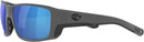 Costa Del Mar Tuna Alley Pro 06S9105 Rectangle Sunglasses-MATTE GREY/BLUE MIRROR - Like New