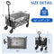 VOYSIGN COLLAPSIBLE WAGON FOLDING UTILITY CART 352LBS HEAVY-DUTY - Gray - Like New