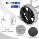 IRONMAX Grocery Shopping Cart, Foldable Heavy Duty Utility Cart w/Large Wheels - Brand New