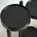 TITTIFERS 6 Tier Tall Plant Stand Foldable Corner 30" Tall Flower Stand - Black - Brand New