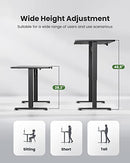 TOTNZ ELECTRIC ADJUSTABLE STANDING DESK, 55 * 24 INCH ADJUSTABLE - BLACK - Like New