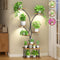 FIRSTNESS PLANT STAND GROW LIGHTS 8 TIER TALL METAL PLANT SHELF CURVED - BLACK - Like New
