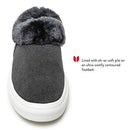 Minnetonka Women's Windy Casual Suede Slip-On Sneakers Charcoal Size 8 - Brand New