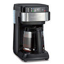 HAMILTON BEACH WORKS ALEXA SMART COFFEE PROGRAMMABLE 12 CUP - BLACK/ STAINLESS - Like New