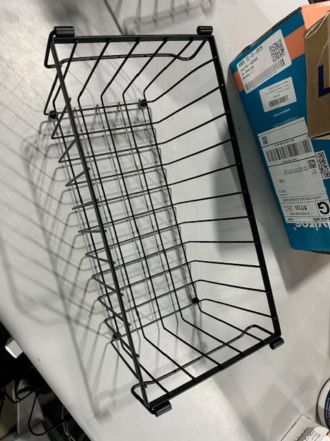 GENERIC BLACK 14" BY 7" KITCHEN SUPPLY HOLDER - BLACK - Like New