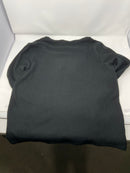 BLUE ICE MEN'S WAFFLE KNIT PULLOVER SWEATER HOODIE - SIZE: MEN MEDIUM - BLACK - Brand New
