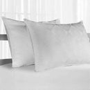 LIVE COMFORTABLY MEMORY FIBER PILLOW STANDARD/QUEEN/JUMBO 2 CT WHITE - Brand New