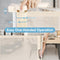 KISKIZ 110 INCH WIDE RETRACTABLE BABY GATE RETRACTABLE DOG GATE - BEIGE - Like New