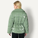 AMAZON ESSENTIALS WOMEN'S OVERSIZED-FIT SQUARE QUILTED PUFFER JACKET - XL - Brand New