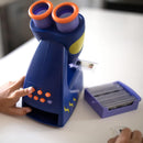 EDUCATIONAL INSIGHTS GEOSAFARI JR MICROSCOPE FEATURING BINDI IRWIN - BLUE - Like New