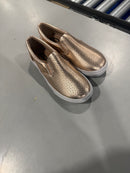SODA TRACER-S CUTE PERFORATED SLIP ON FLAT ROUND TOE SNEAKER  - 8 - DK-PENNY - Like New