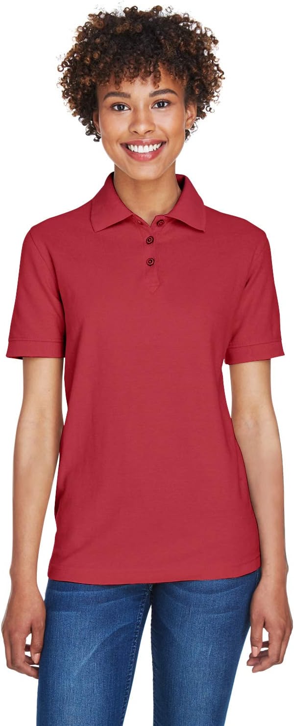 Ultraclub 8541 Women's Whisper Pique Polo New