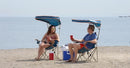 QUIK SHADE MAX SHADE HIGH AND WIDE FOLDING CAMP TILT UV SUN PROTECTION - BLUE - Like New