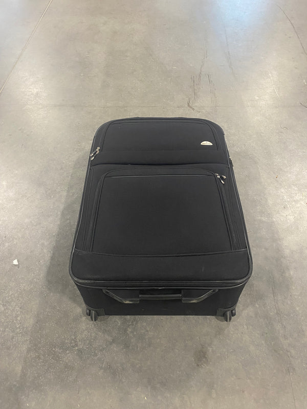 SAMSONITE LUGGAGE 26" EXPANDABLE UPRIGHT SUITER 27X19X9"(EXPANDS TO 11") - BLACK - Like New