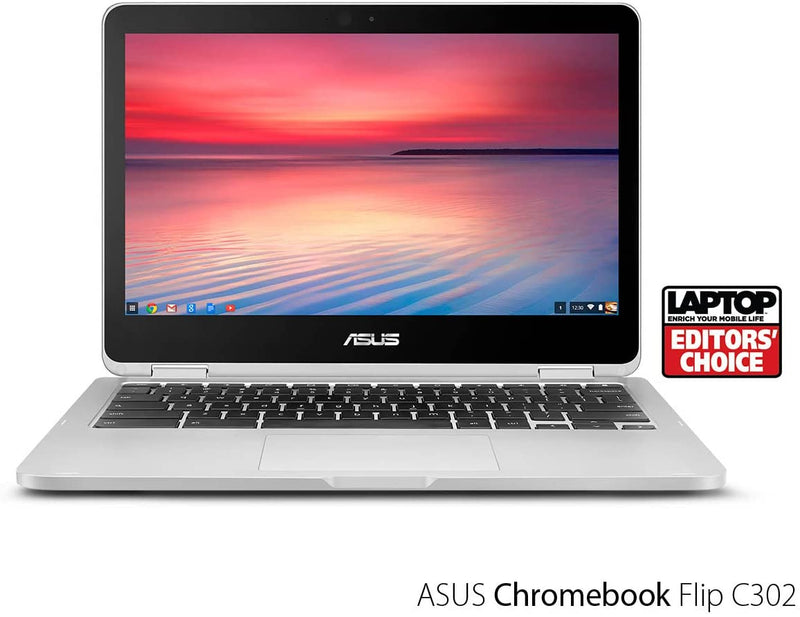 For Parts: Asus Chromebook 12.5" FHD TOUCH M7-6Y75 8 64GB eMMC C302CA-AH74 - NO POWER