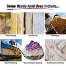 99.6% PURE OXALIC ACID Powder C2H2O4 (Ethanedioic Acid) 2lb - Brand New
