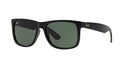 RAY BAN RAY-BAN JUSTIN RB4165 SIZE 55 - BLACK/DARK GREEN - Like New